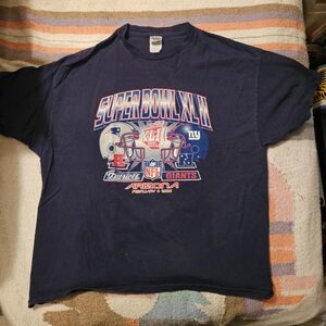 Vintage New York Giants Super Bowl XLII 2008 T-Shirt Men's Size XL